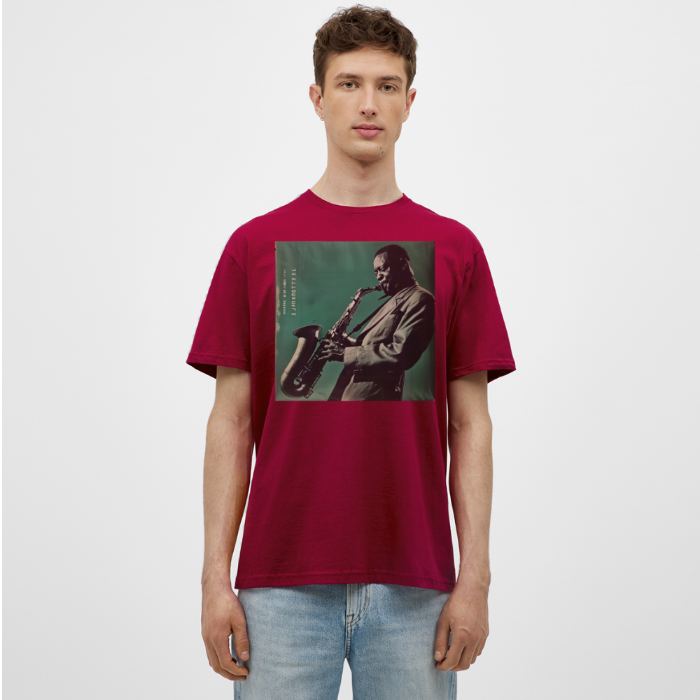 Nattens Toner i New York, T-shirt herr - tegelröd