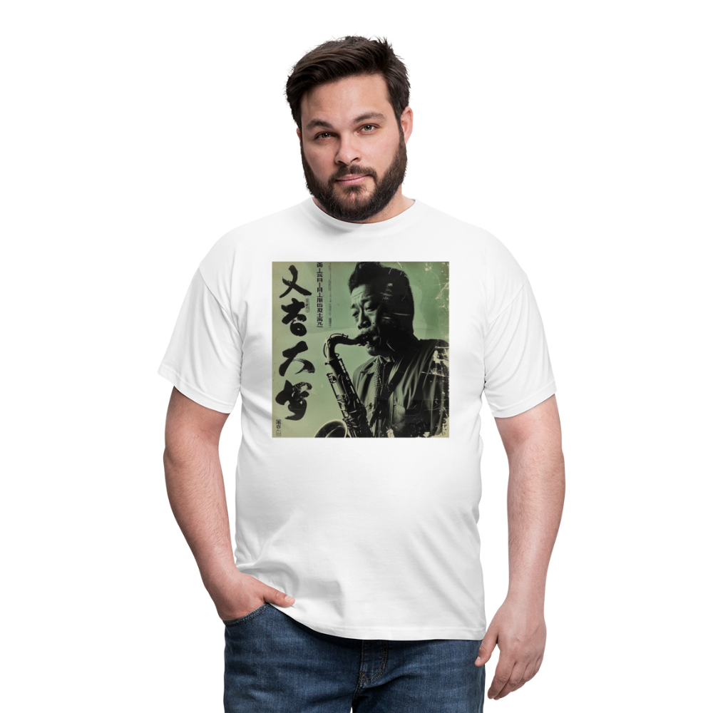 Live Mount Fuji Jazzcafé , T-shirt herr - vit