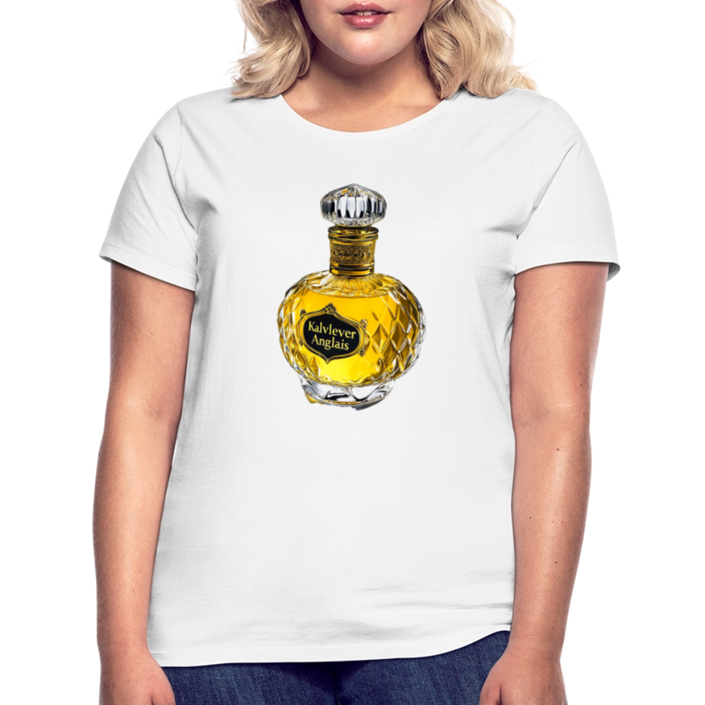 Eau de Perfume, T-shirt dam - vit
