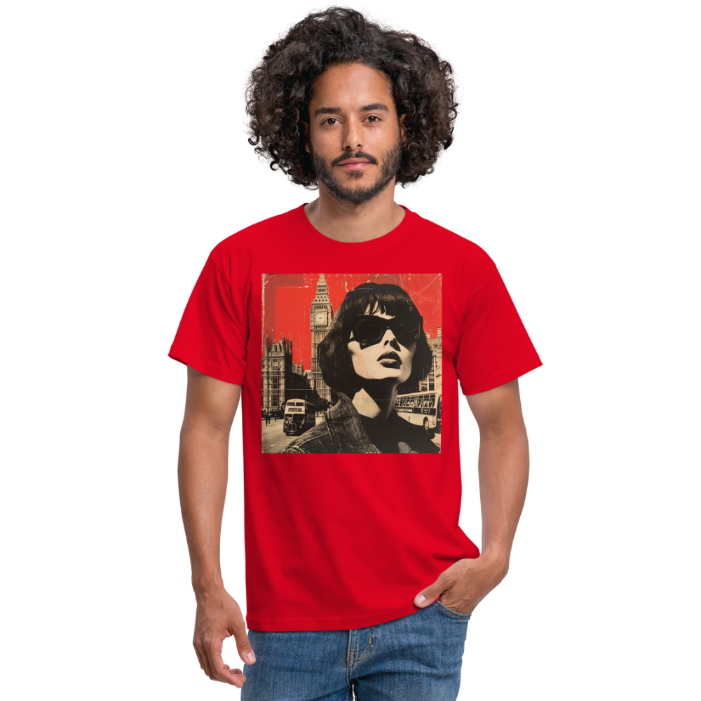 T-shirt herr - röd