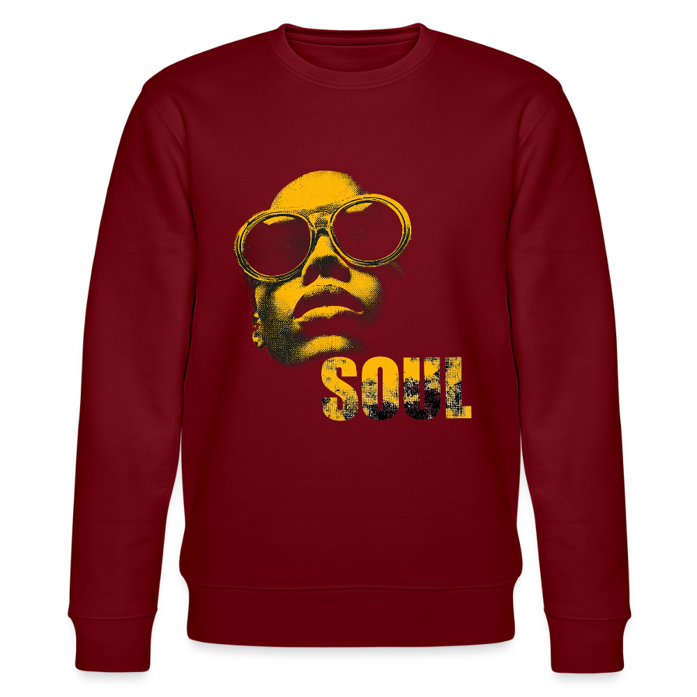 Golden Soul, Ekologisk sweatshirt CHANGER unisex från Stanley/Stella - vinröd