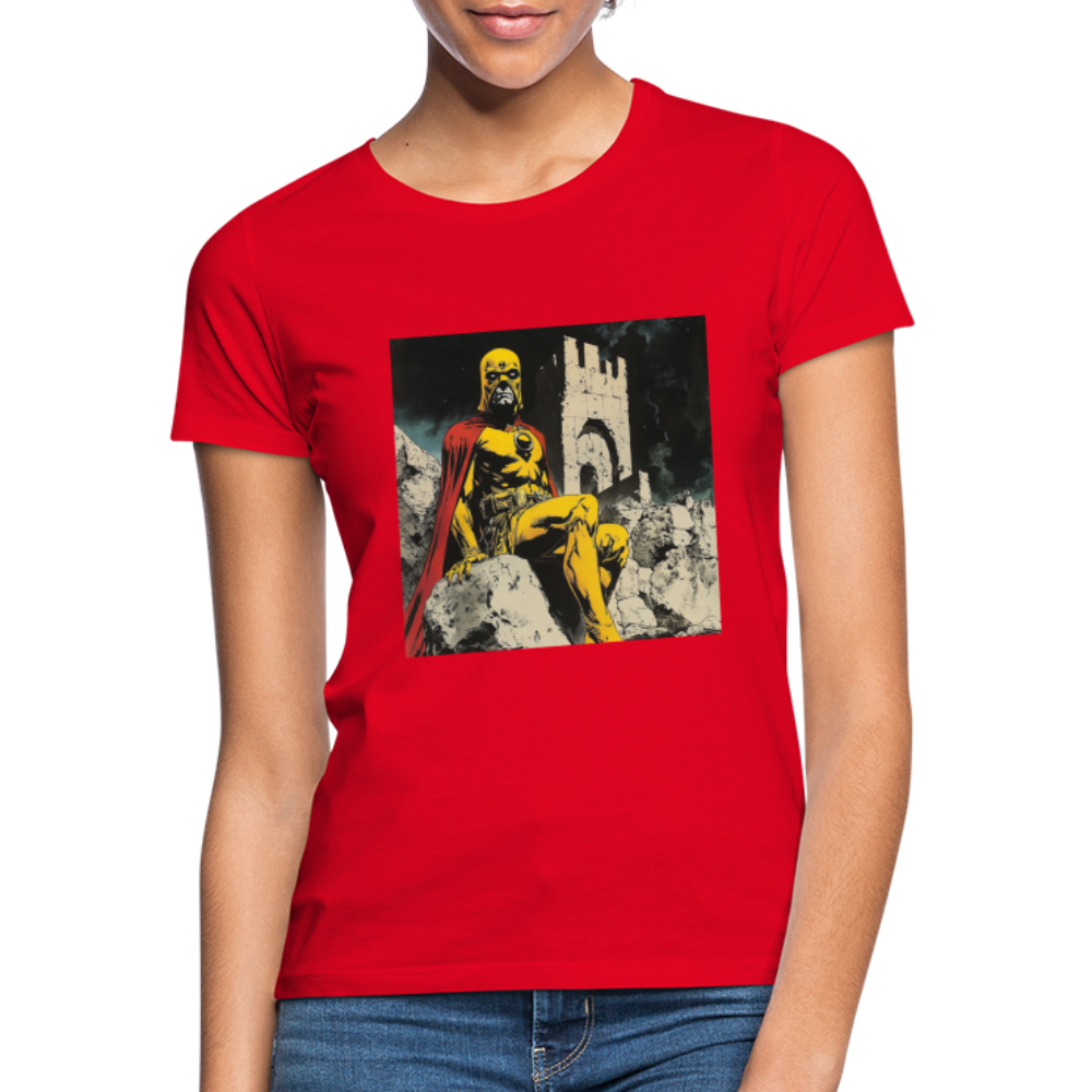 Orkalon, T-shirt dam - röd