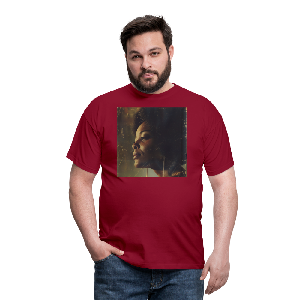 Echoes of Blue, T-shirt herr - tegelröd