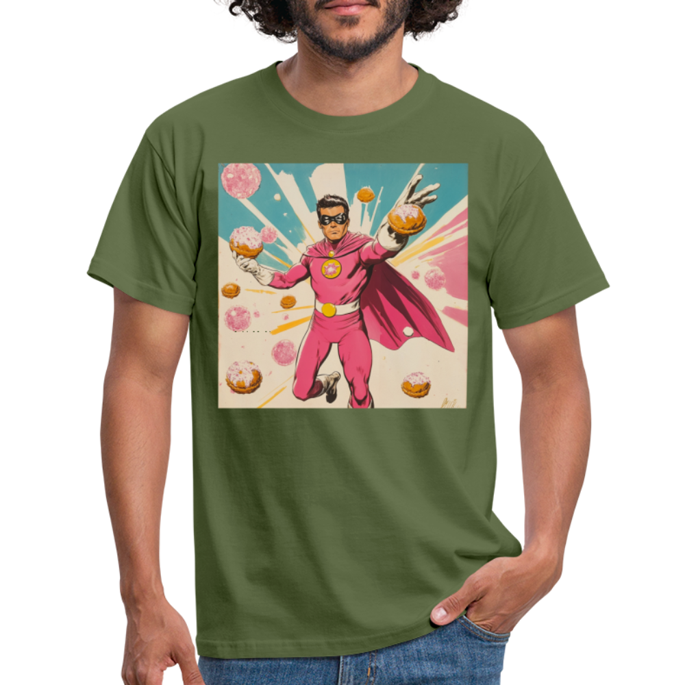 Frosting-Fury, T-shirt herr - Militärgrön