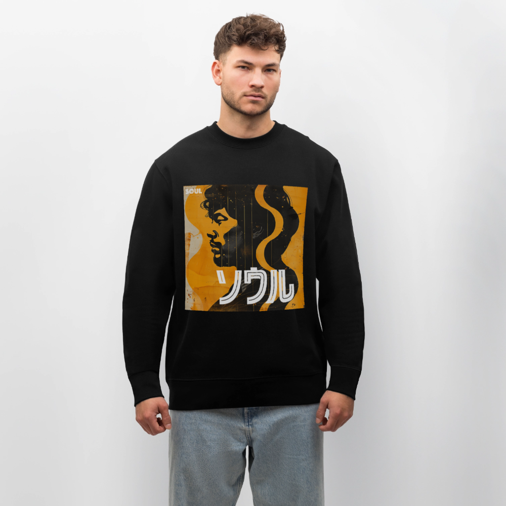 Nippon Grooves, Ekologisk sweatshirt CHANGER unisex från Stanley/Stella - svart