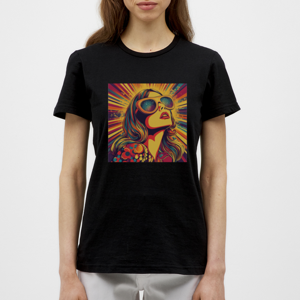 Disco Fever, T-shirt dam - svart