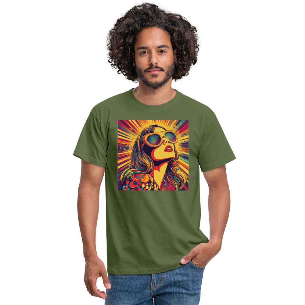 Disco Fever, T-shirt herr - Militärgrön