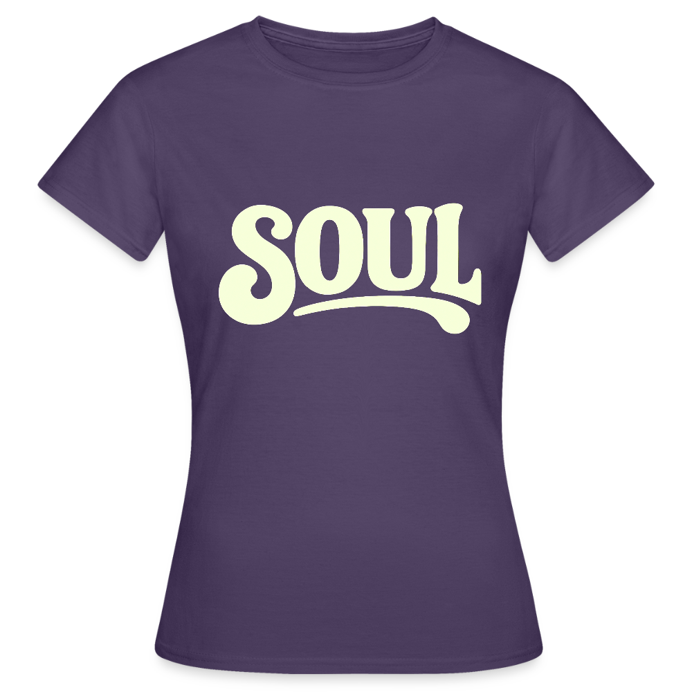 All About Soul, T-shirt dam - mörklila