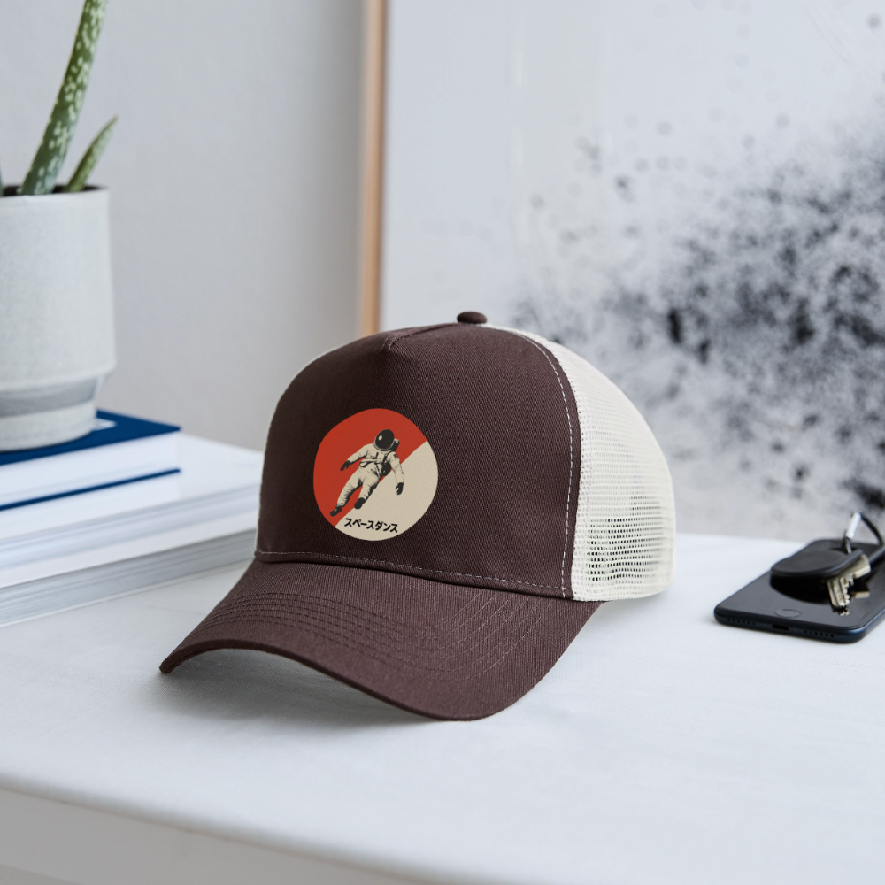 Space Dance, Trucker Cap - brun/beige