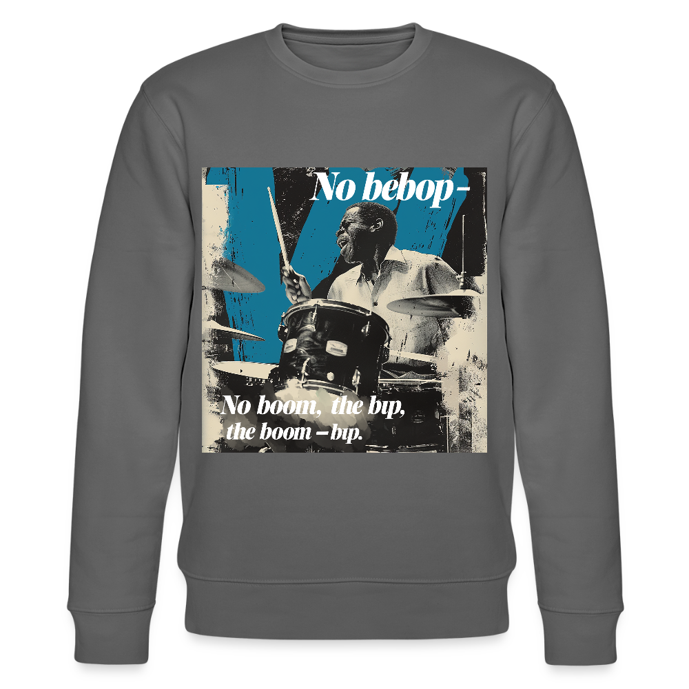 Push It Bebop, Ekologisk sweatshirt CHANGER unisex från Stanley/Stella - kolgrå