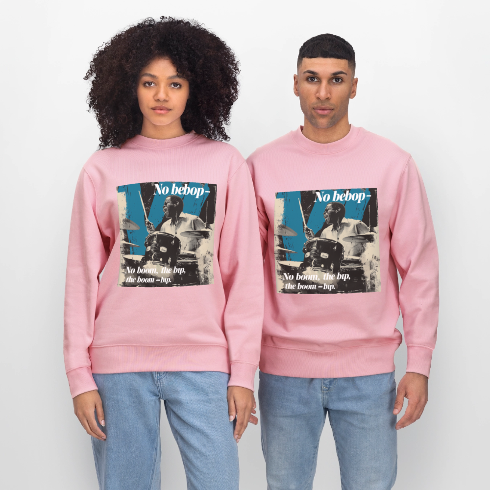 Push It Bebop, Ekologisk sweatshirt CHANGER unisex från Stanley/Stella - ljusrosa
