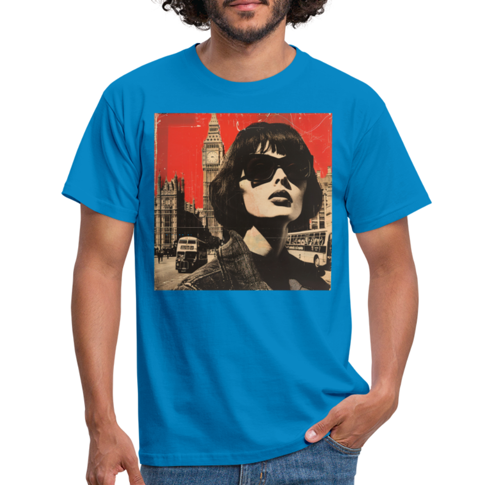 T-shirt herr - kungsblå