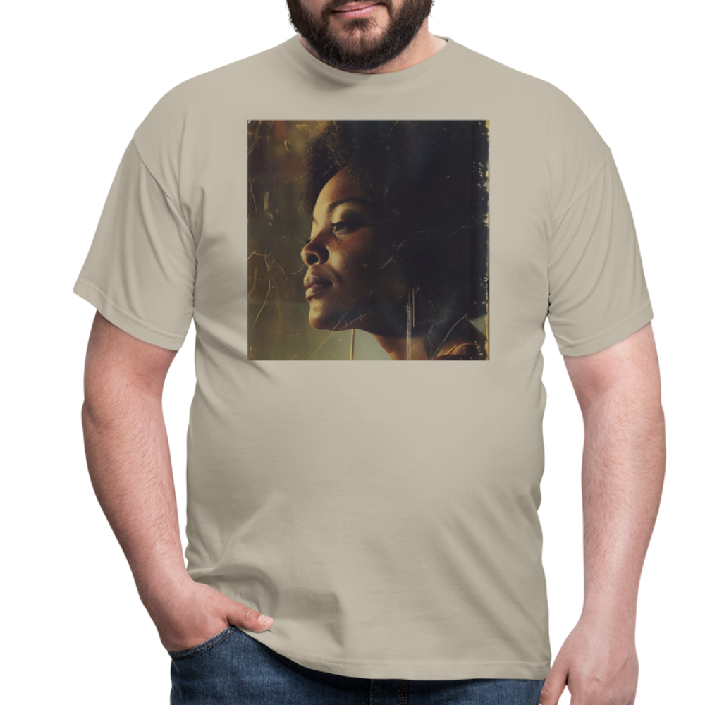 Echoes of Blue, T-shirt herr - sandbeige