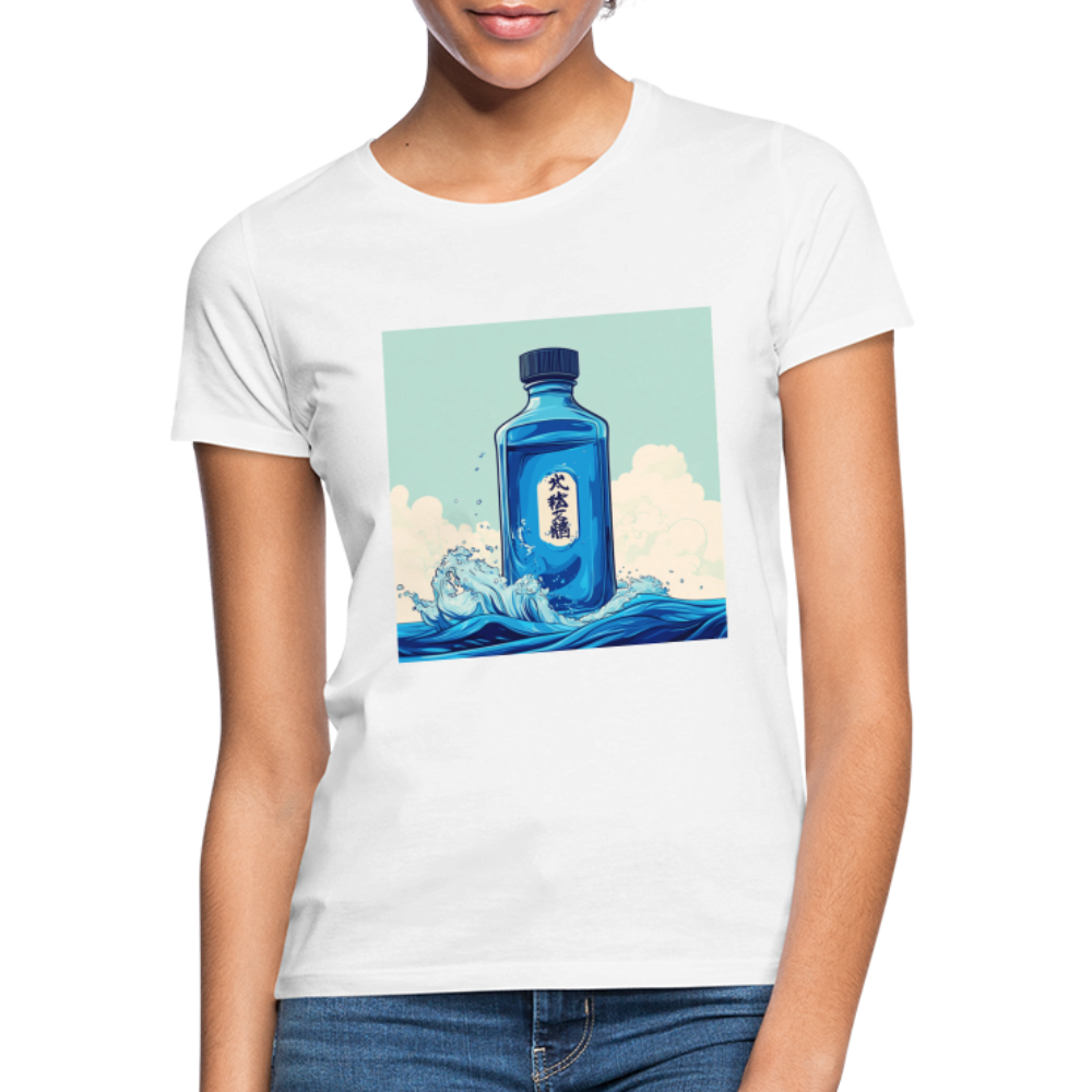 I Blått och Tystnad, T-shirt dam - vit