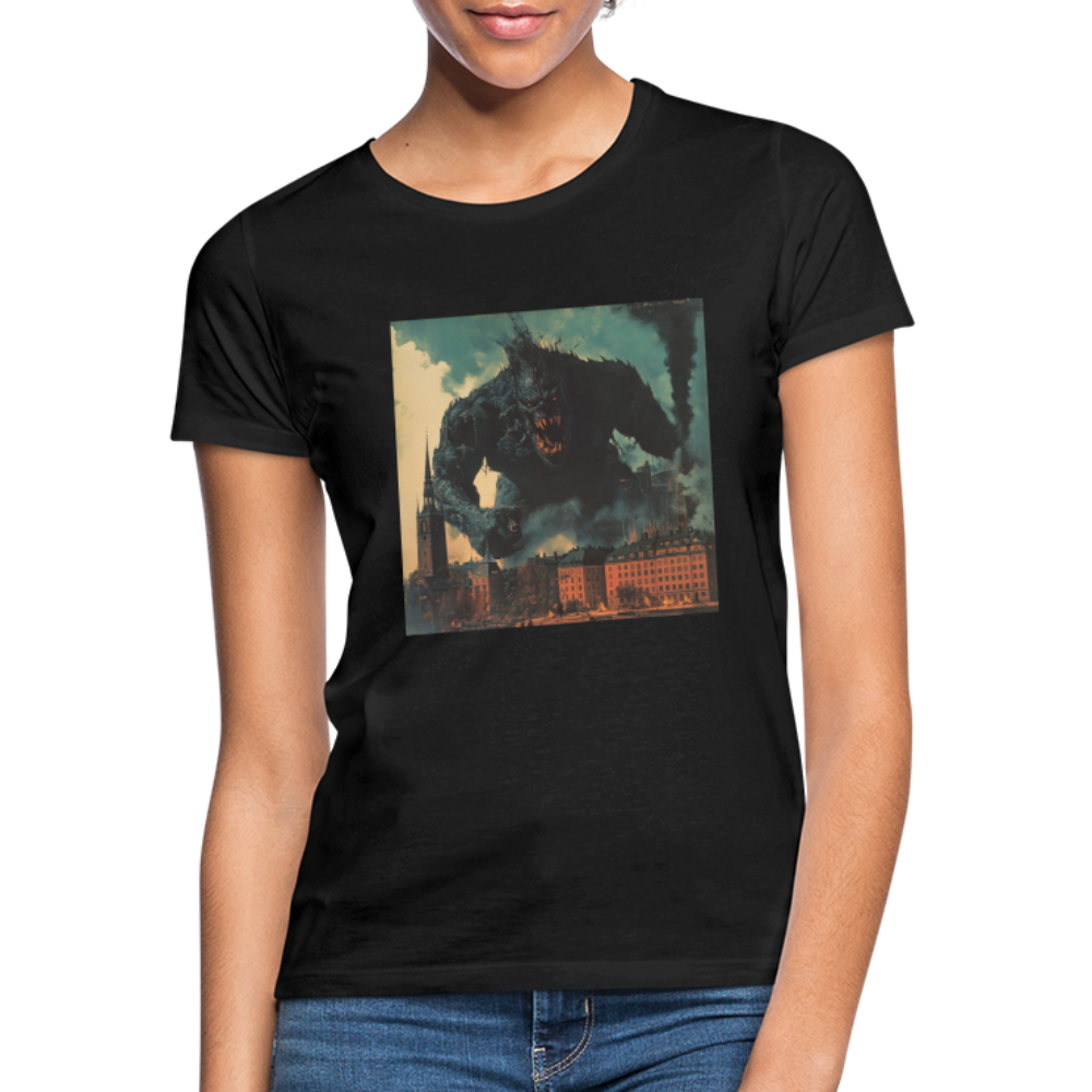 Helvetesstorm över Staden, T-shirt dam - svart