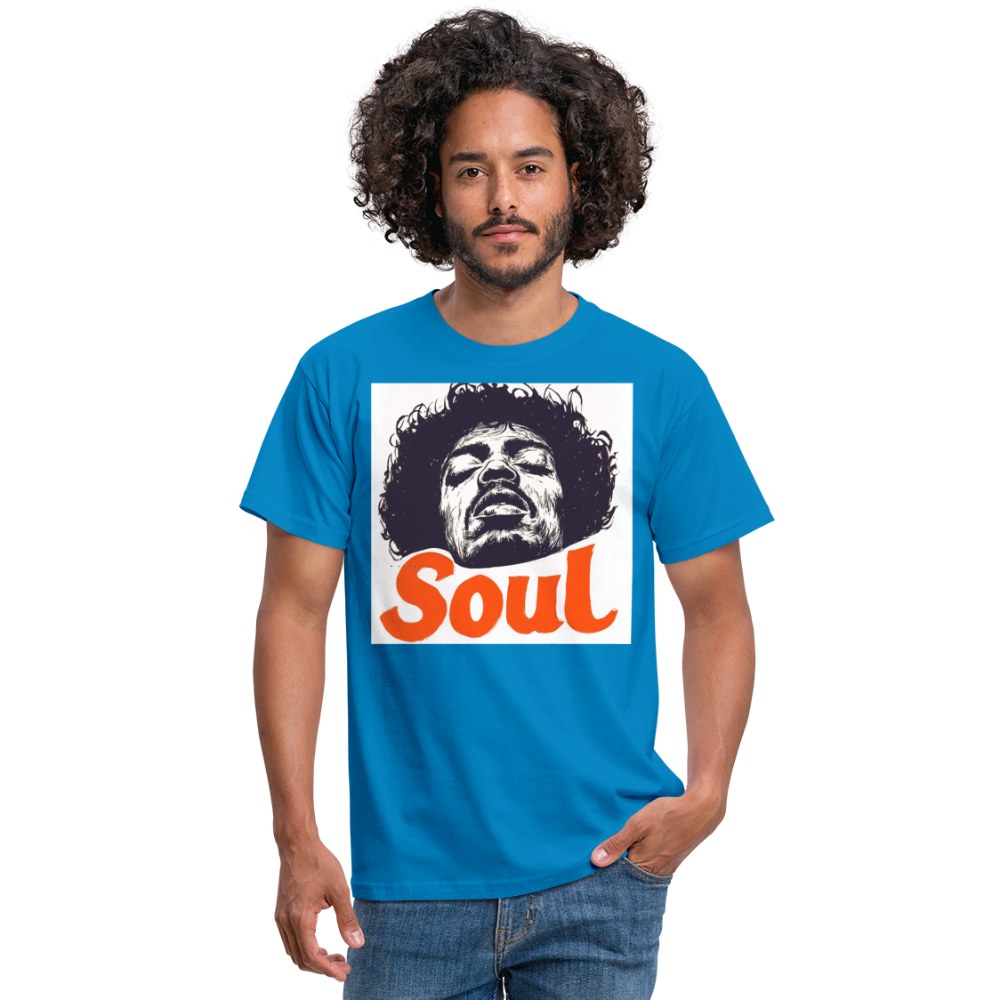 Kärlek, frihet och rättvisa, T-shirt herr - kungsblå