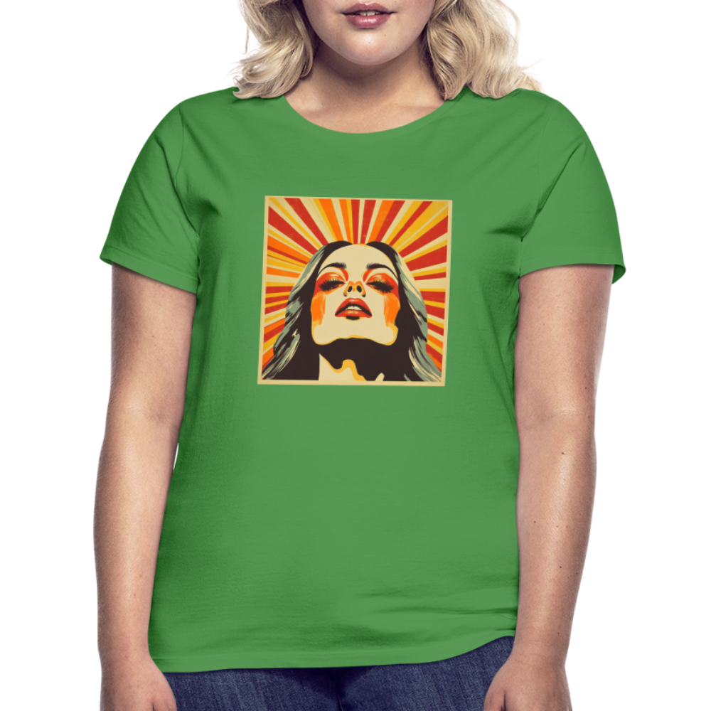 Sun Girl, T-shirt dam - kellygrön