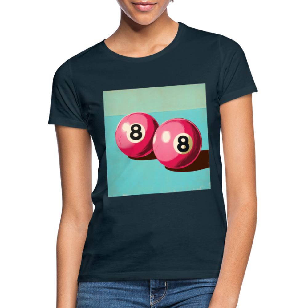 Rosa Rivaler, T-shirt dam - marinblå