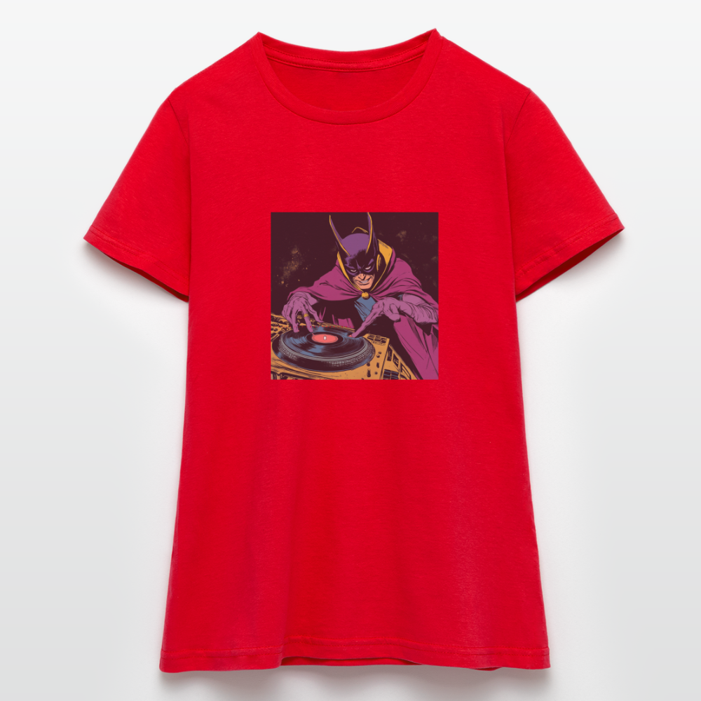 Purple Pulse, T-shirt dam - röd
