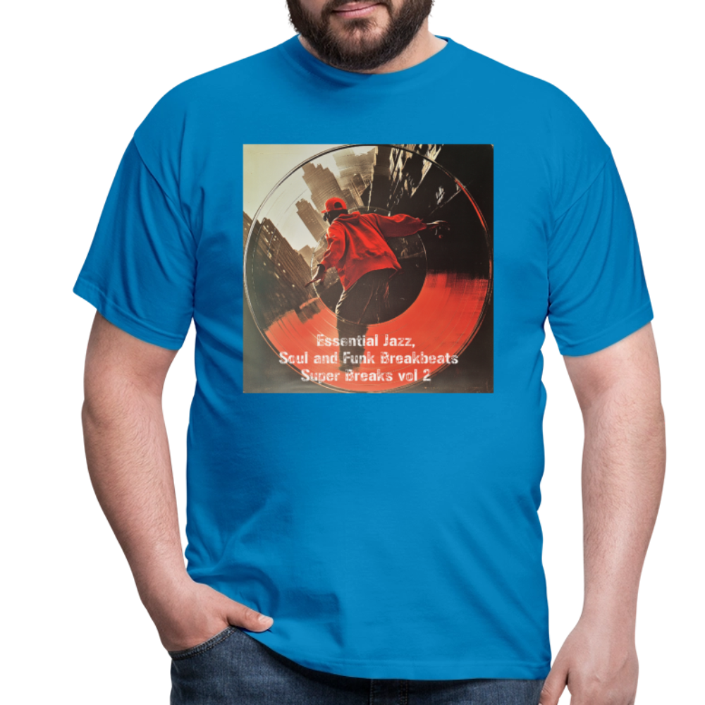 Super Breaks vol 2, T-shirt herr - kungsblå