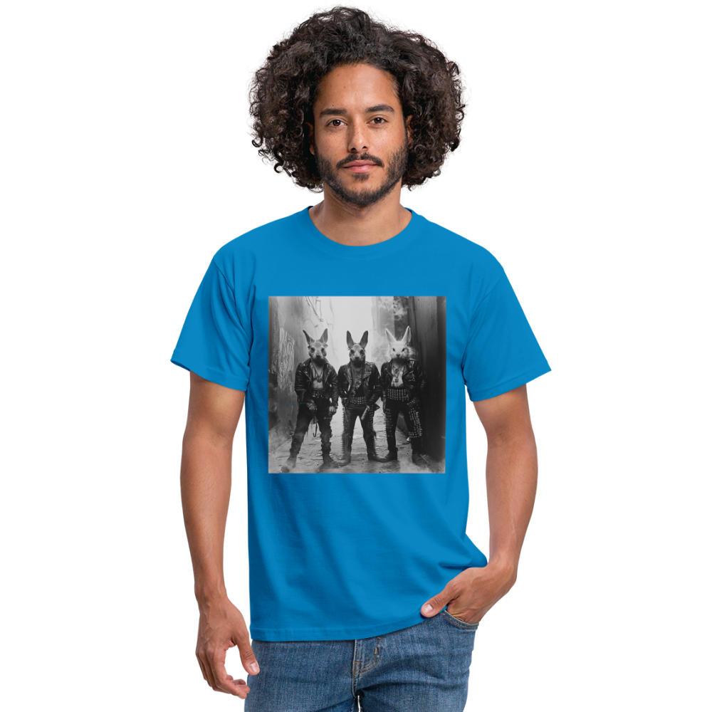 The Hare Raisers, T-shirt herr - kungsblå