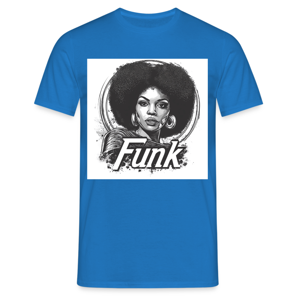Funk Queen: Power in Motion, T-shirt herr - kungsblå