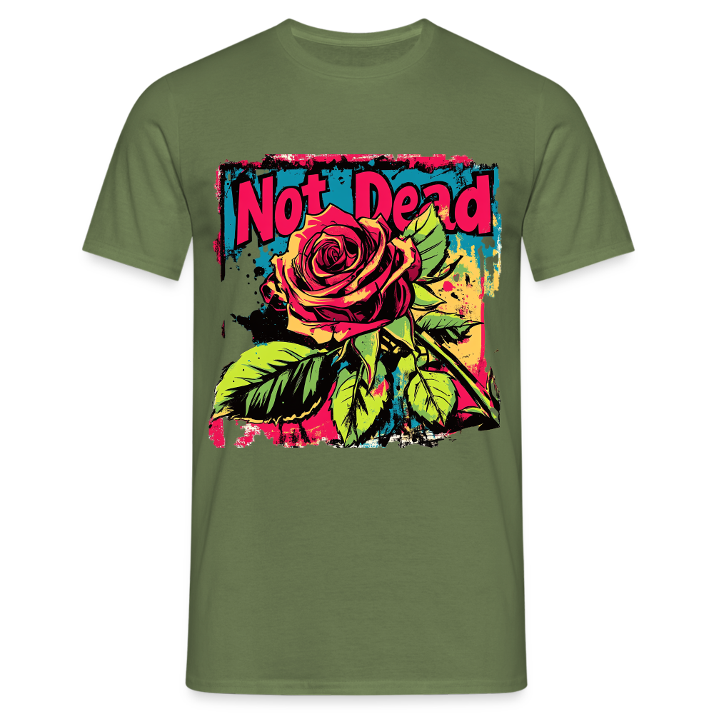 Den Eviga Rosen, T-shirt herr - Militärgrön
