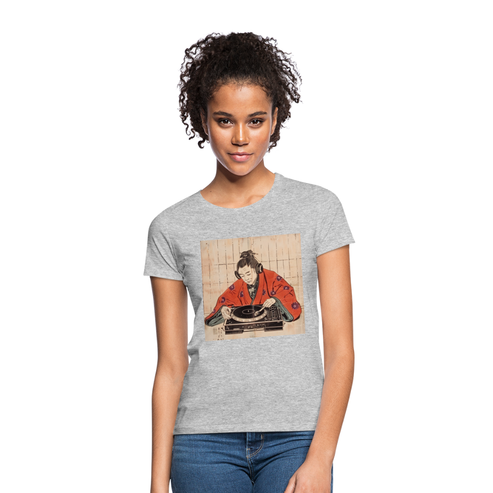 Echo från Edo, T-shirt dam - gråmelerad