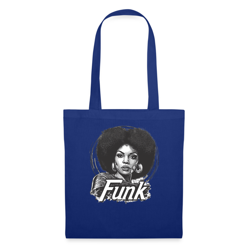 Funk Queen: Power in Motion, (transparent bakgrund) TygvÀska - kungsblÄ