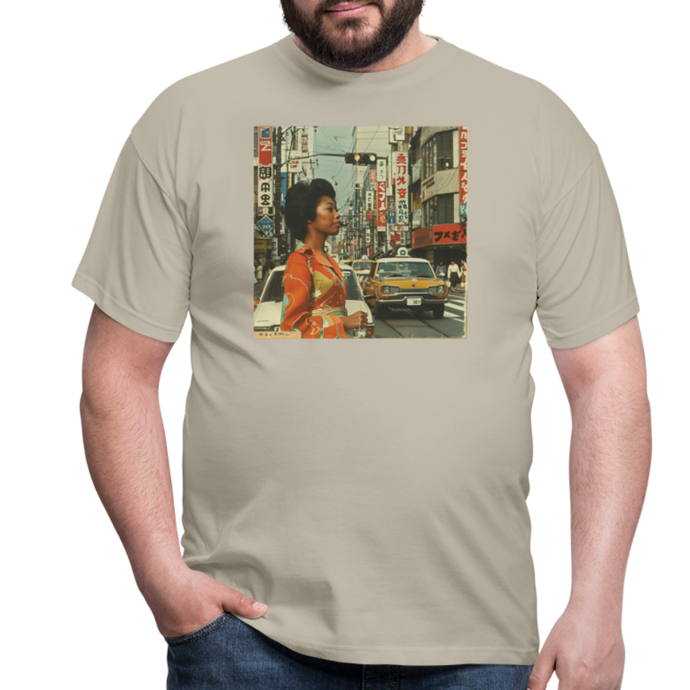 Yumi Sakamoto, T-shirt herr - sandbeige