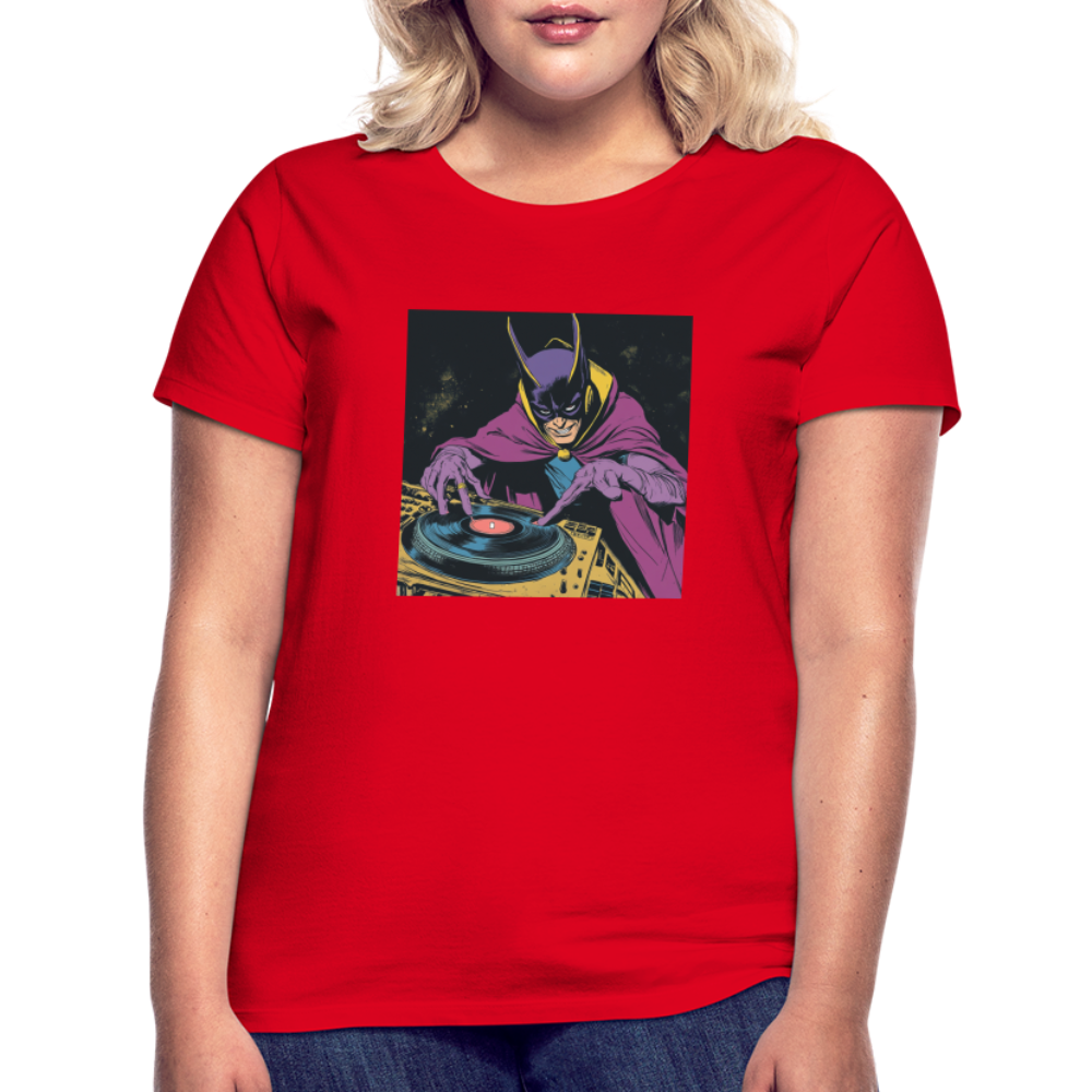 Purple Pulse, T-shirt dam - röd