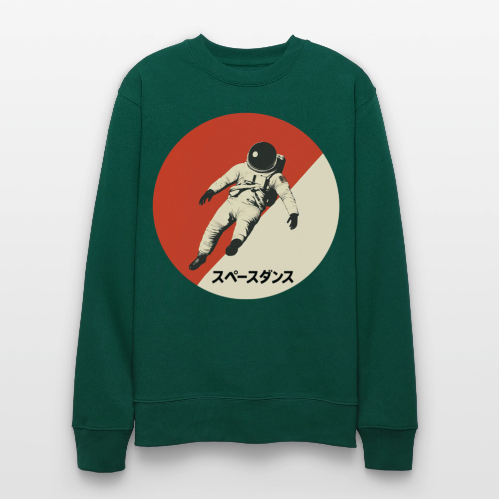 Space Dance, Ekologisk sweatshirt CHANGER unisex från Stanley/Stella - skogsgrön