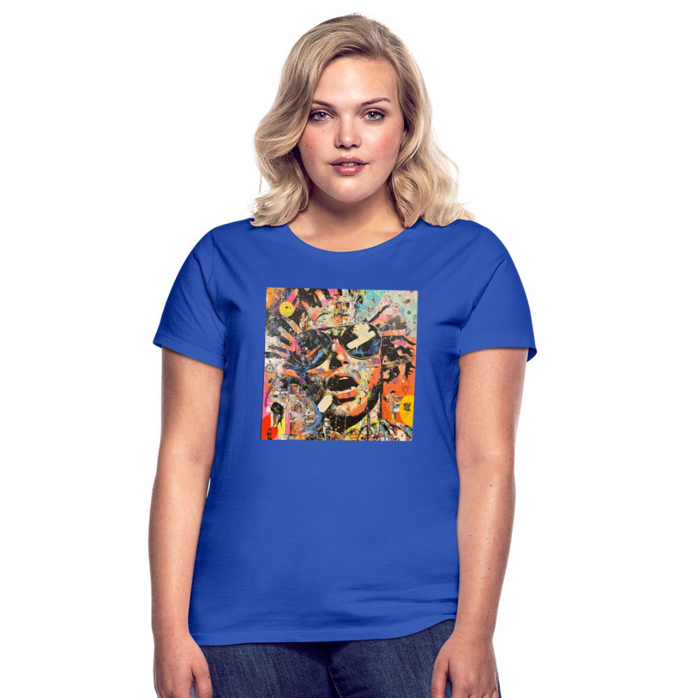 Cosmic Soul Groove, T-shirt dam - royalblå