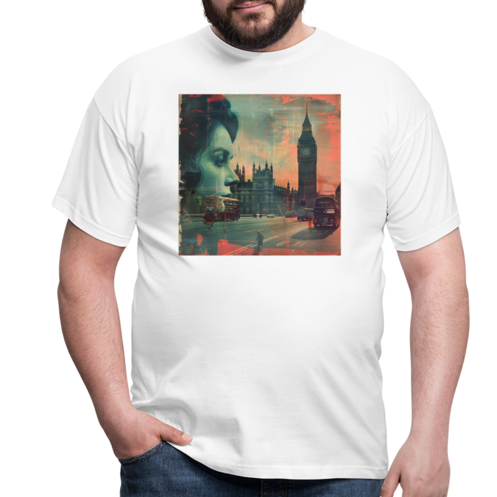The Beat of London, T-shirt herr - vit