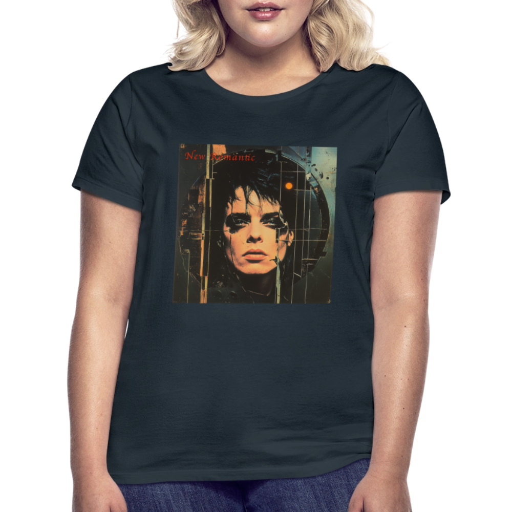 New Romance, T-shirt dam - marinblå