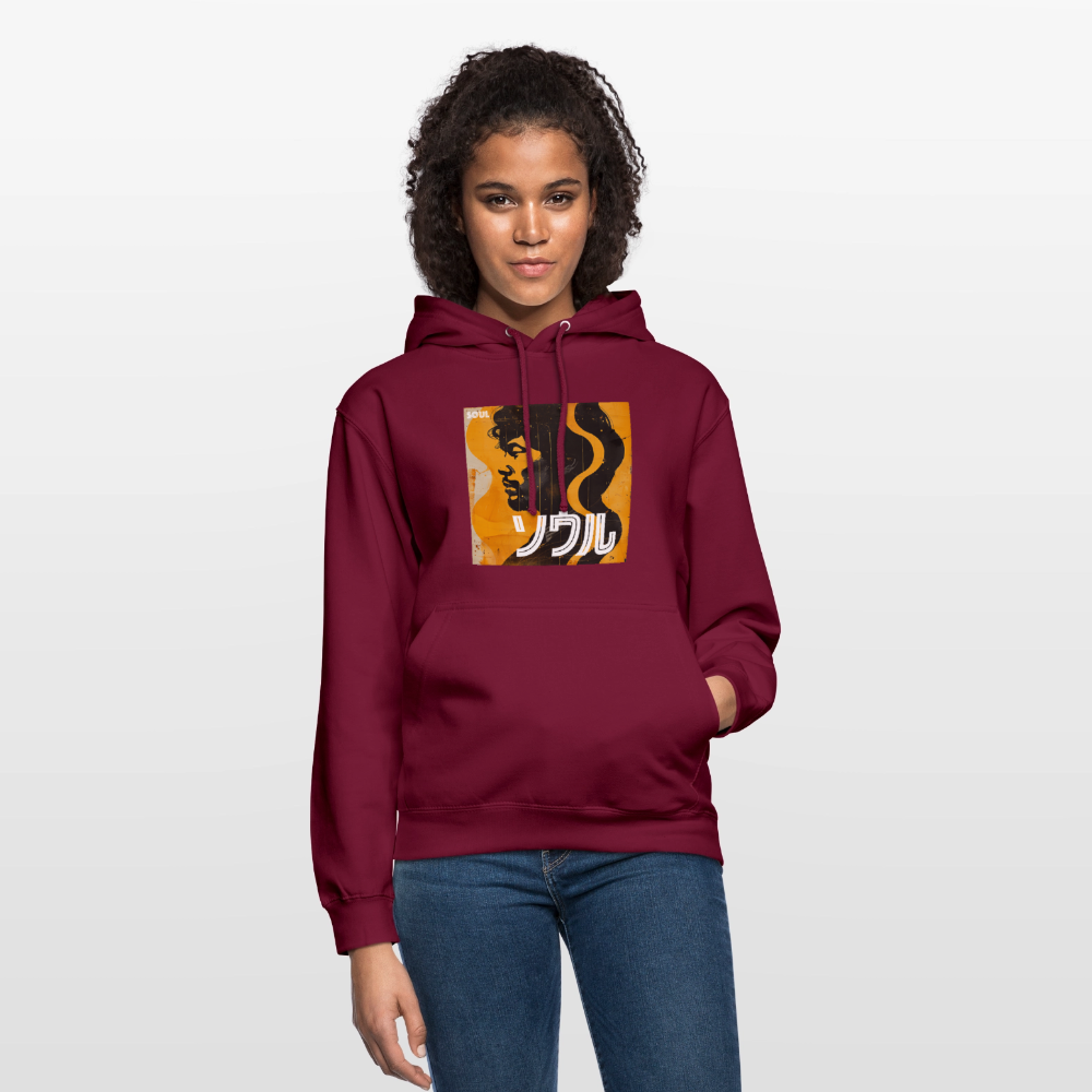 Nippon Grooves, Luvtröja unisex - bordeaux
