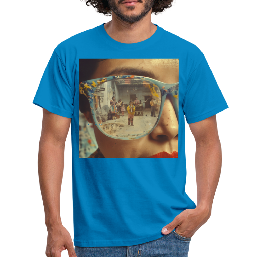 Reflektioner av Anderna, T-shirt herr - kungsblå