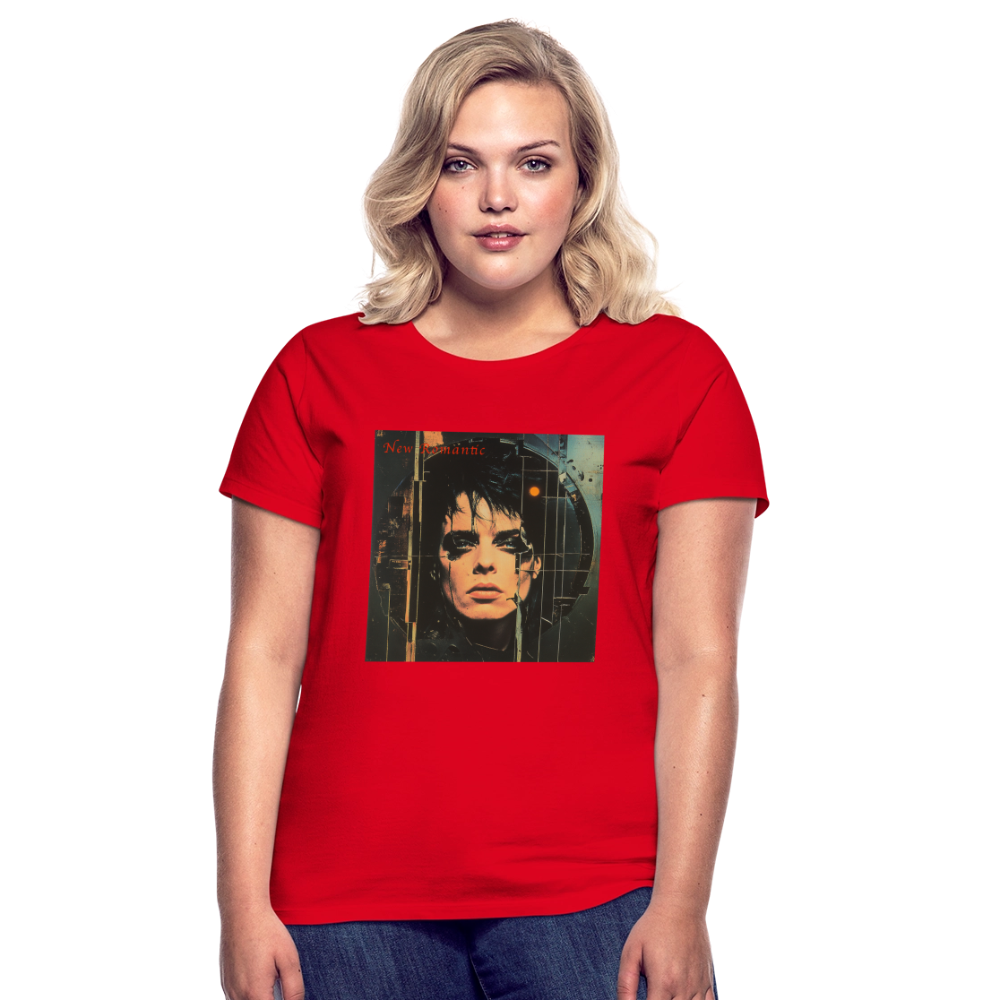 New Romance, T-shirt dam - röd