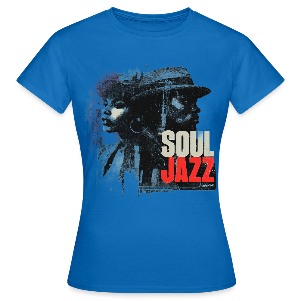 Soul Jazz Experience, T-shirt dam - royalblå