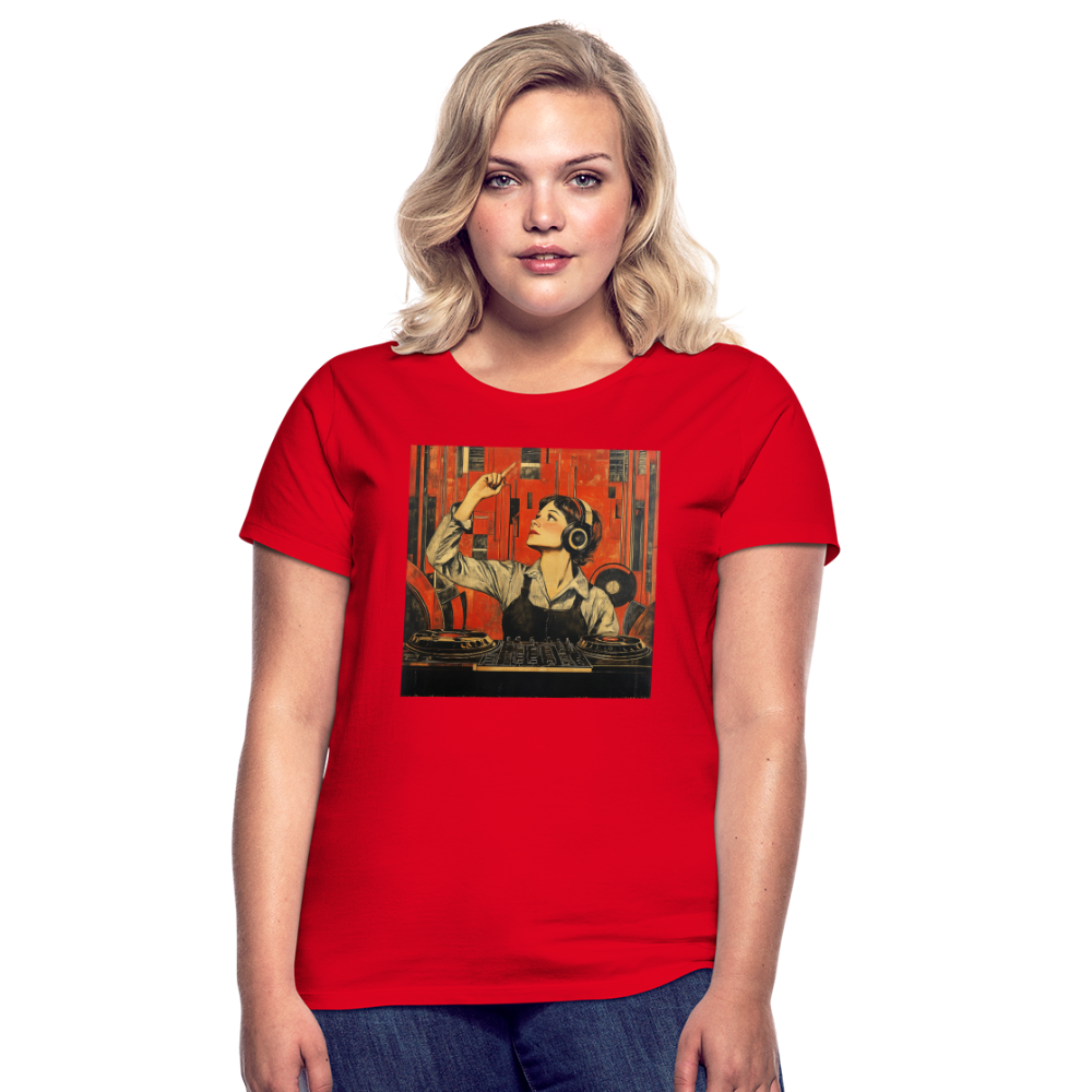 Revolutionens Rytm, T-shirt dam - röd