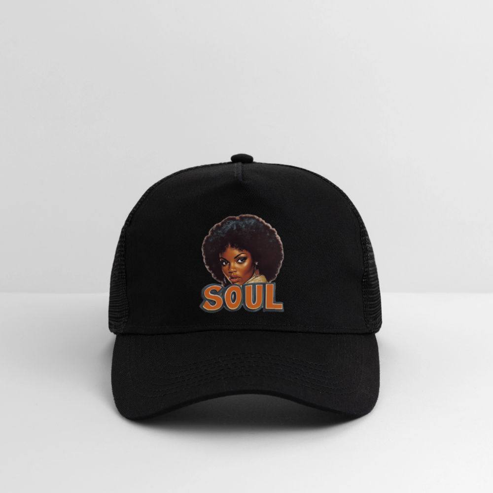 Soulful Vibes, Trucker Cap - svart/svart