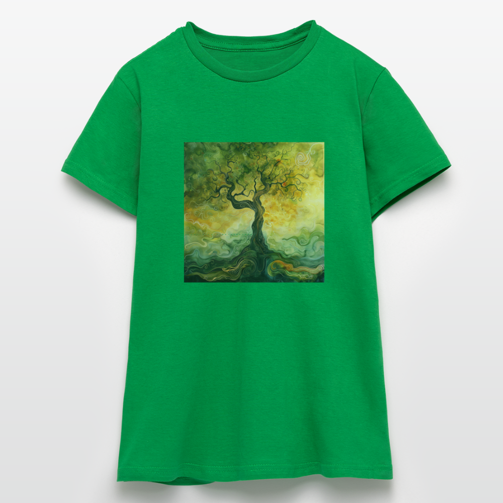 Trädets visdom, T-shirt dam - kellygrön