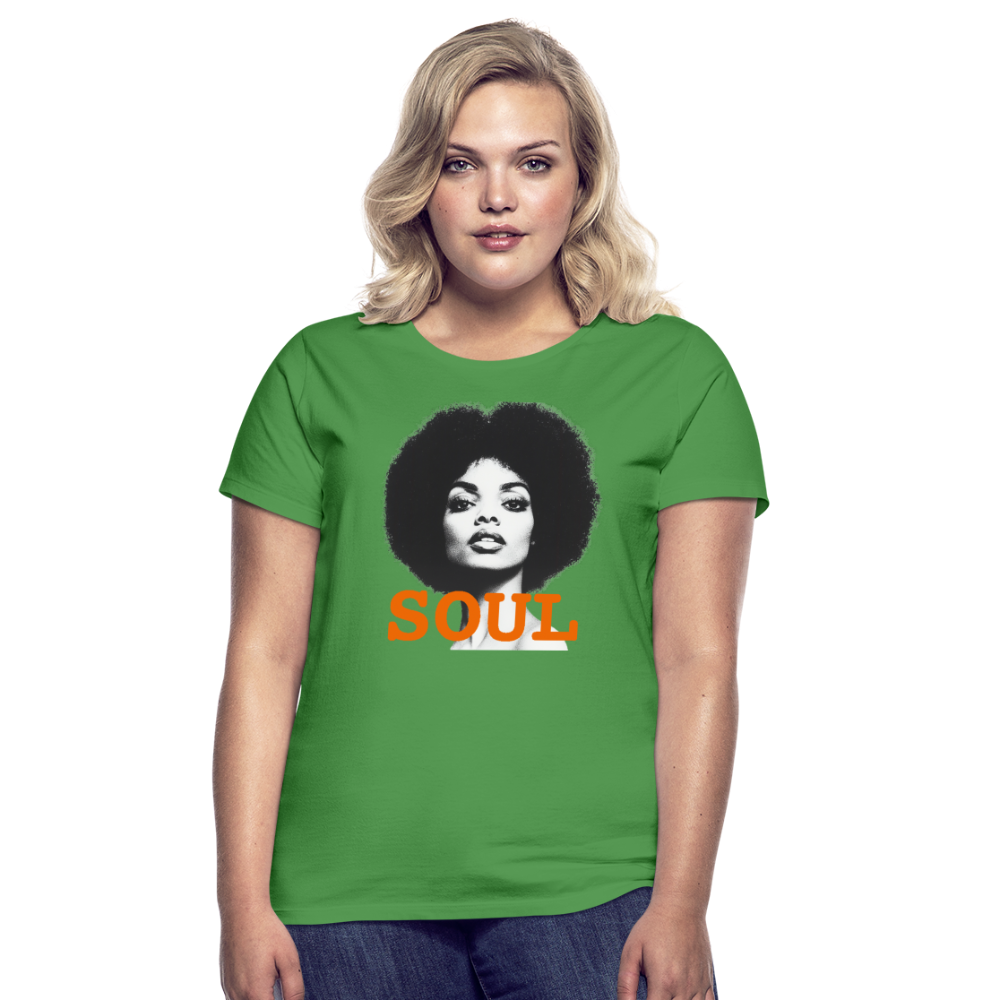 Soul PWR, T-shirt dam - kellygrön