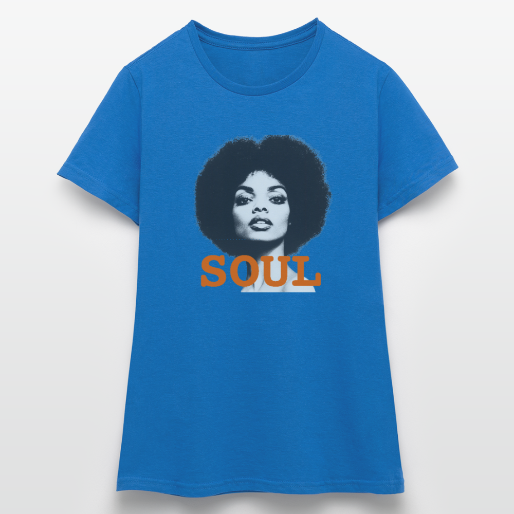 Soul PWR, T-shirt dam - royalblå