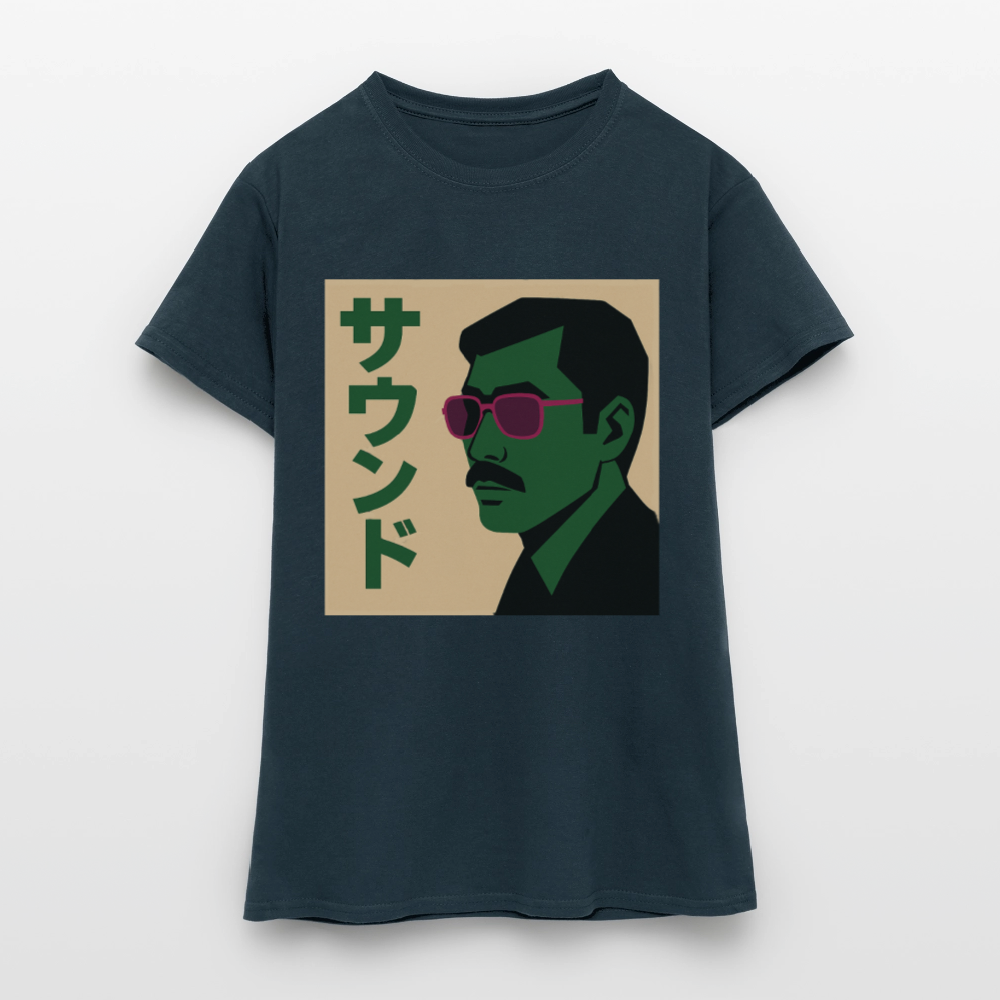 Nippon Sound, T-shirt dam - marinblå