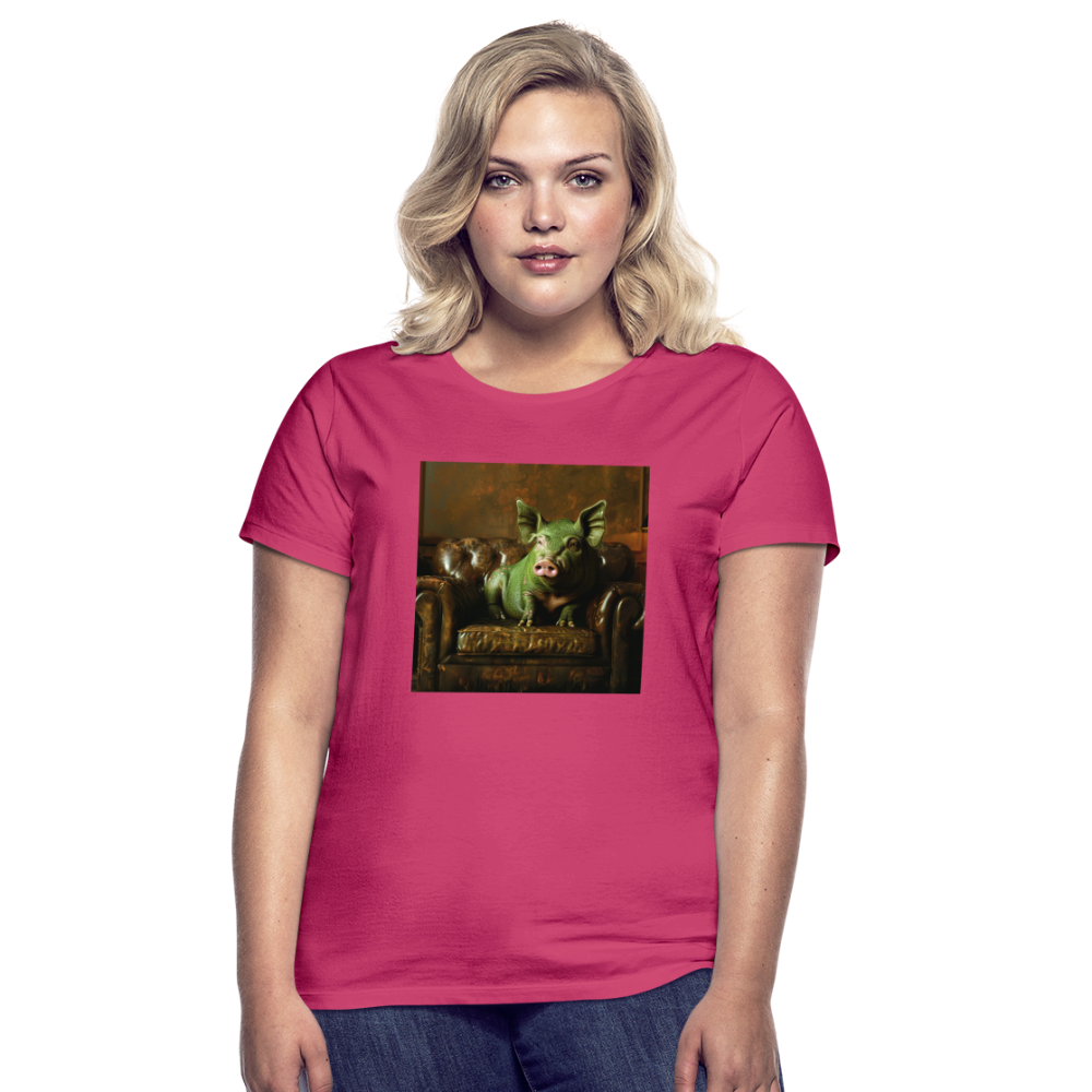 Grön Elegans, T-shirt dam - azalea