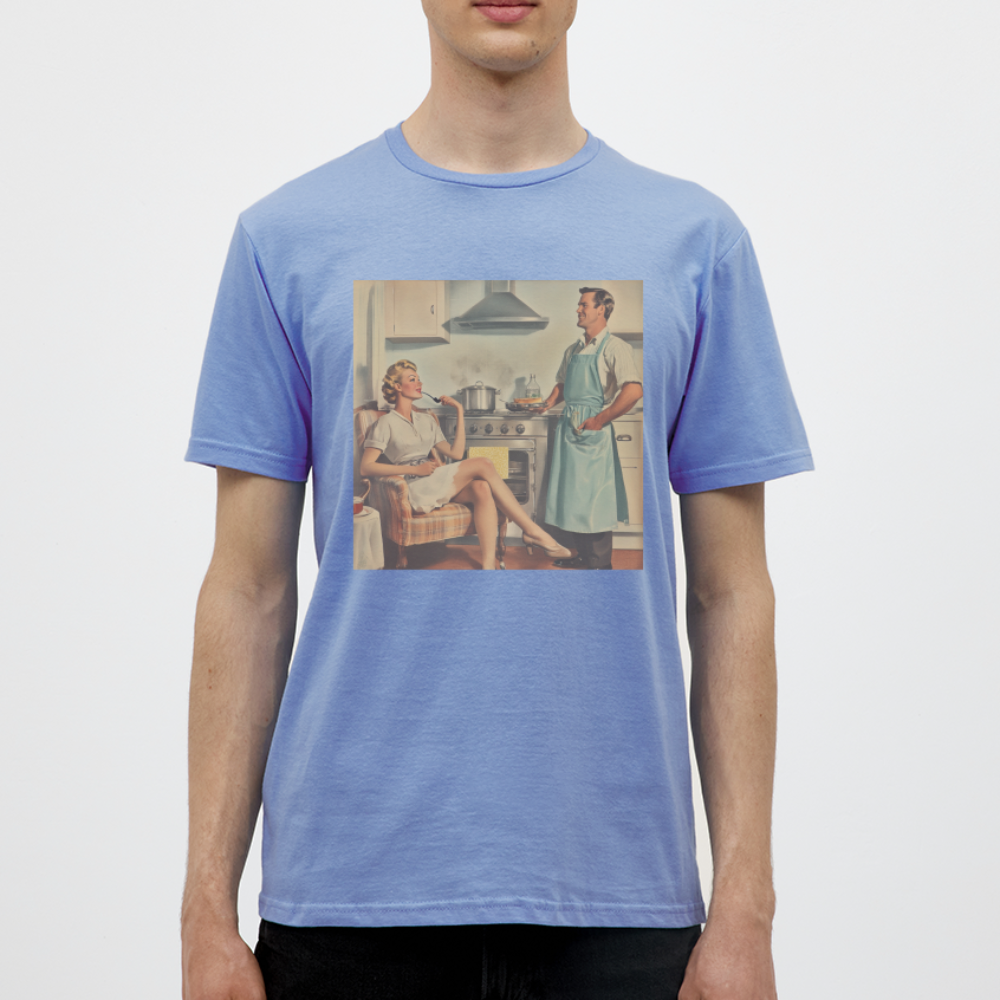 Äta bör man - annars dör man, T-shirt herr - carolina blue
