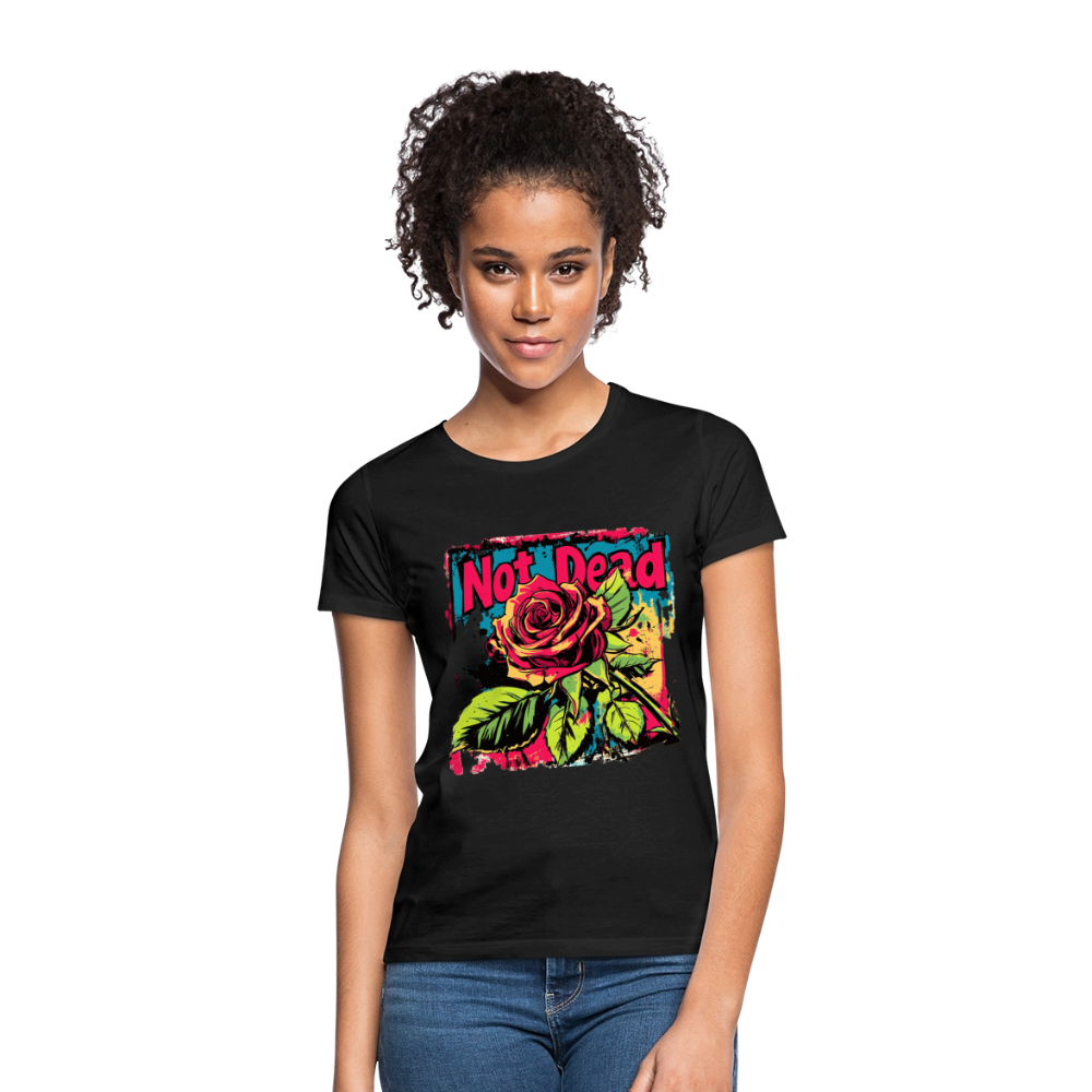 Den Eviga Rosen, T-shirt dam - svart