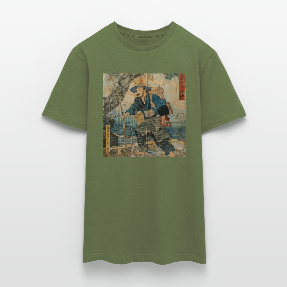 Fiskaren som bytte karriär, T-shirt herr - Militärgrön