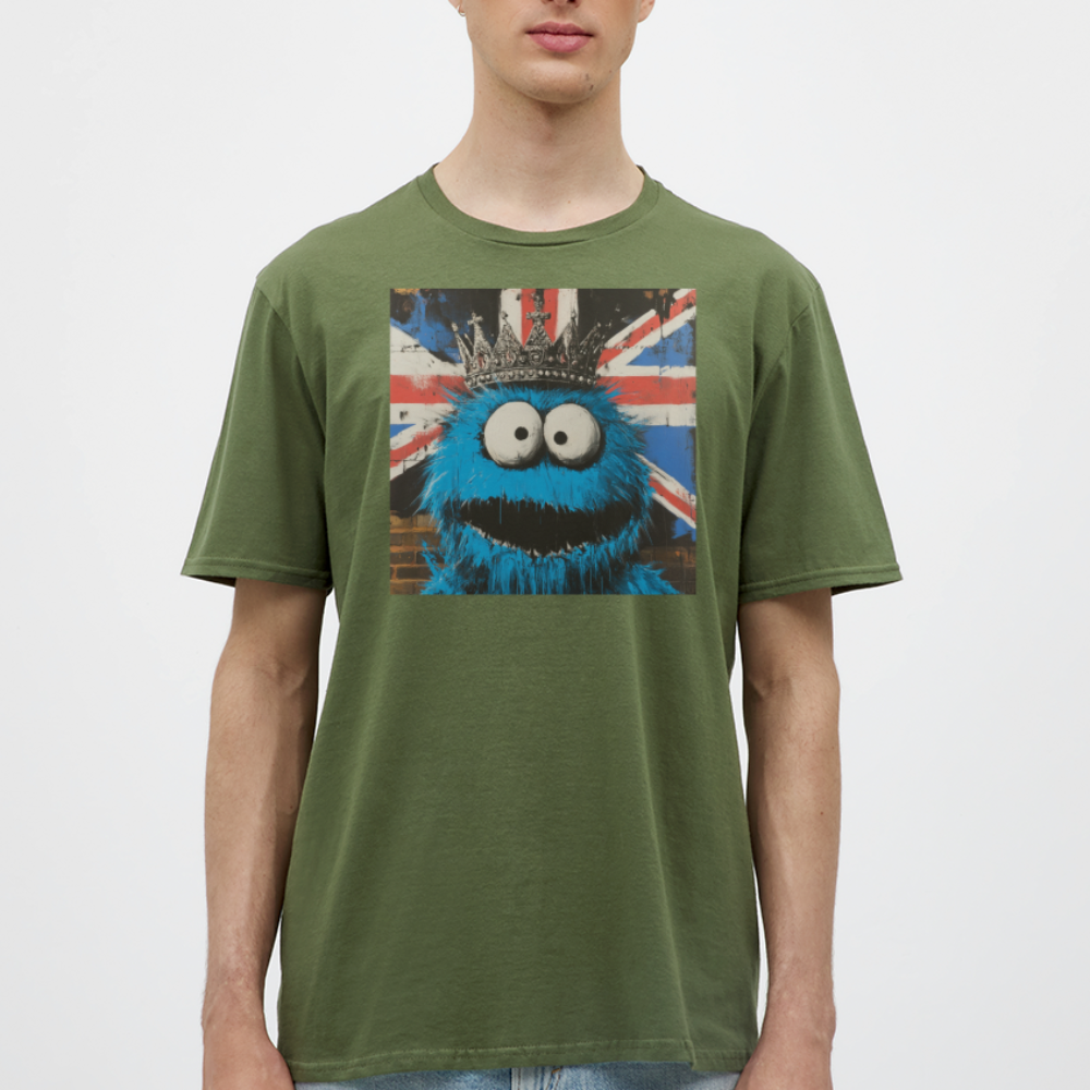Monsters & Monarchs, T-shirt herr - Militärgrön